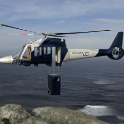 Rotorcraft with suspending capsule