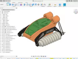 screw propeller Boat Robot
