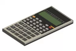 Sharp EL-556 Pocket Calculator