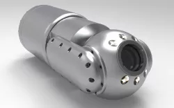 shock and pressure resistant camera - sewage pipe robot project