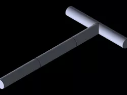 Simple Cane (T-Shape)
