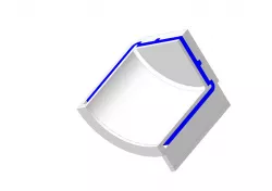 Simple Split Mould for a Silicone Glass Cover
