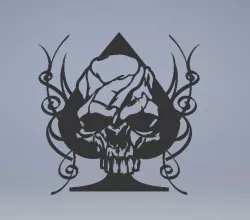 Spade Skull