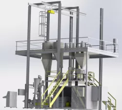 Usine de recyclage matiere plastique