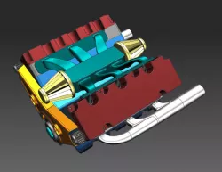 V6 engine