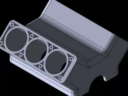 V6 engine block