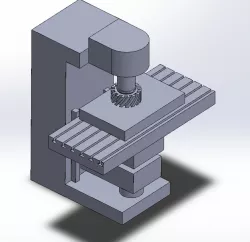 Vertical milling machine prototype