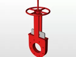 Válvula de cuchilla 6"