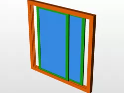 window 1000 mm x 1000 mm