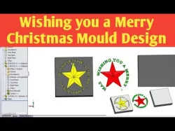 Wishing You Marry Christmas Mould Design