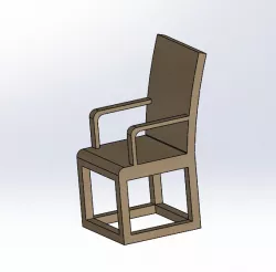 Wooden chair / uncomfortable chair / not so big wooden chair /not so big