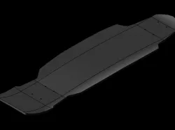 121C Aileron Longboard Deck