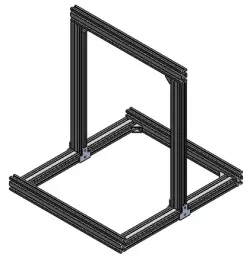 2040 Aluminium 3D printer base