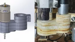 3018 CNC - dust shoe - for original spindle (775 motor) and 52mm or 55mm spindle