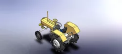 3D model of tractor
