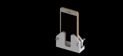 3D printable phone mount for tripod.