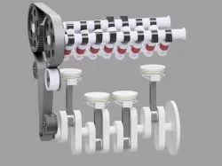 4 Cylinder Engine Components