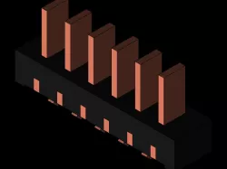 6 pin connector male