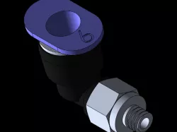 Air hose connection