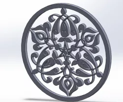 Arabic pattern circle