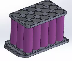 Bateria 3x5 18650