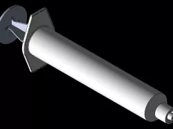 BD 20 mL Plastic Syringe
