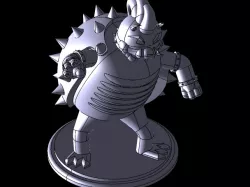 Bowser - super Mario bros - turtle - reptile