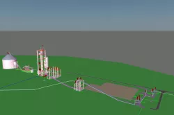Compressed Air Pipeline-1, Cement Plant