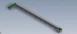 Conveyor system installed in assembly plant.