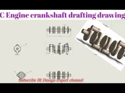 Crankshaft drawing - solidworks tutorial