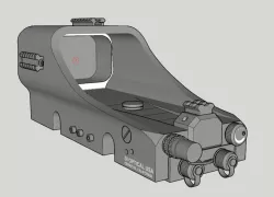 DCL-120 HMG red dot sight 50BMG/12,7x99mm Nato