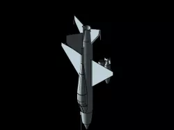 delta winged fighter