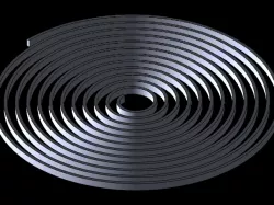 Elastic band spiral (For 3d printed Covid-19 masks)
