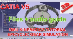 Epicyclic gear simulation - CATIA DMU Kinematics