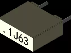 Film Capacitor 7.2x2.5x6.5mm (100nF, 63V)