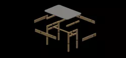 Foldable table