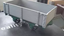 g gauge  1,2,3 plank 3d printed sides to fit flat bed wagon released earlier on grabcad by me