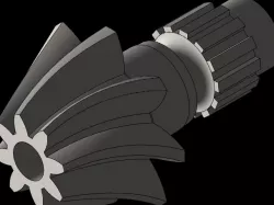 Helical Bevel Gear