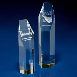 hex glass trophy template model