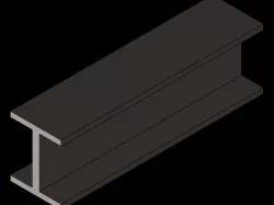 I beam with static study