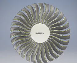 Jet Engine Fan