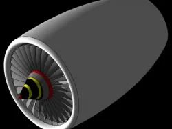 JET ENGINE simple layout
