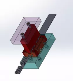 L angle first bending  sheet metal die