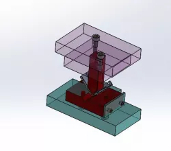L angle second bending  sheet metal die