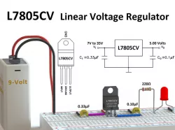 L7805CV Voltage Regulator
