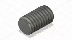 M6 x 10mm threaded bolt / stud