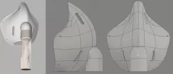 Mask for Respirator-Free Reanimation Venturi's Valve