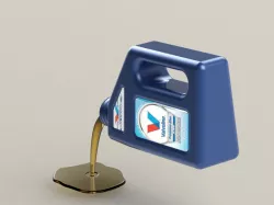 motor oil spilling