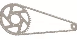 Motorcycle drive chain assembly