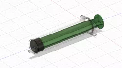 Parametric 20ml single-use syringe